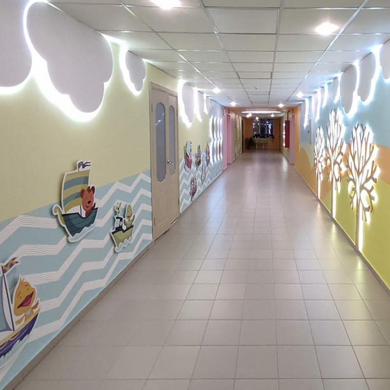 Комплексное оформление детского сада  «Алмазик», г. Вилюйск